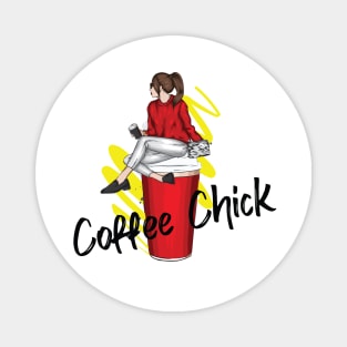 Coffee Chick Magnet